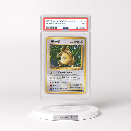 1997 Pokémon Jungle #115 Kangaskhan - Holo (PSA 7 NM)