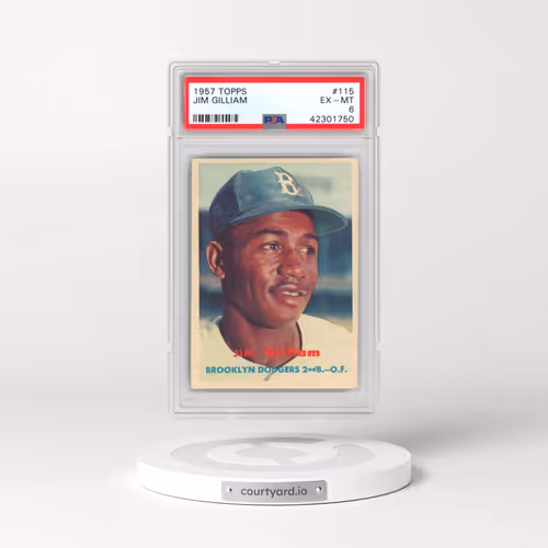 1957 Topps #115 Jim Gilliam (PSA 6 EX-MT)