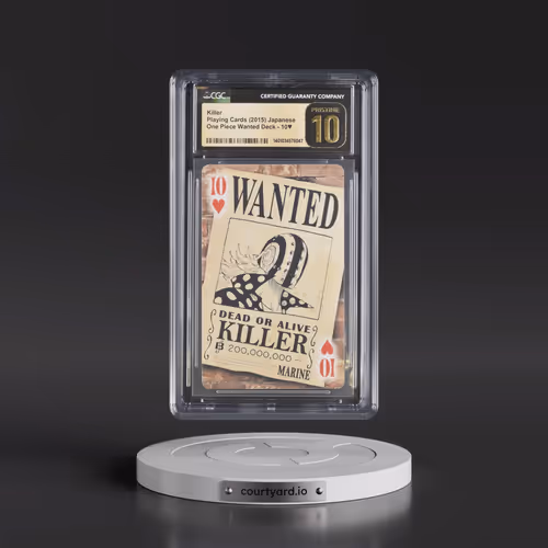 2015 One Piece Wanted Deck (2015) - Japanese #10§ Killer (CGC 10 PRISTINE)