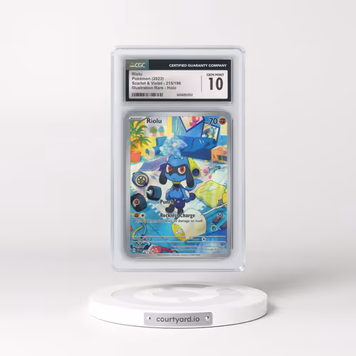 2023 Scarlet & Violet #215/198 Riolu - Illustration Rare (CGC 10 GEM MINT)