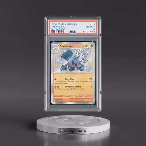 2024 Pokémon Paf EN-Paldean Fates #171 Annihilape - Shiny Rare (PSA 10 GEM MINT)