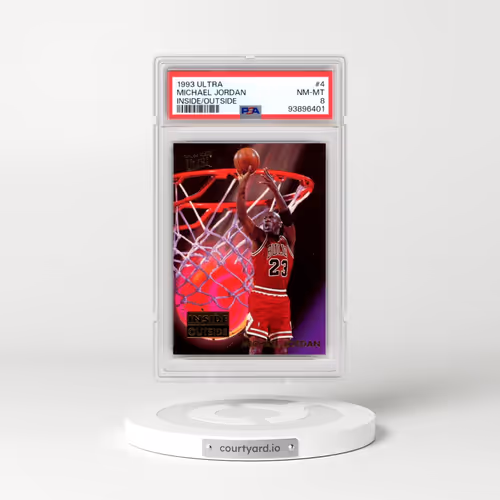 1993 Ultra Inside/Outside #4 Michael Jordan (PSA 8 NM-MT)