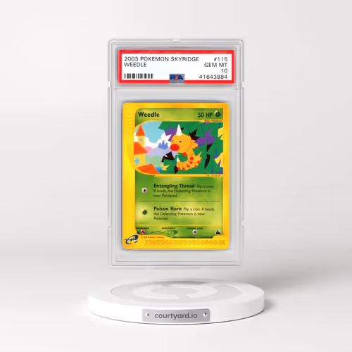 2003 Pokémon Skyridge #115 Weedle (PSA 10 GEM MINT)