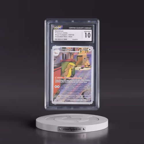 2025 Pokémon Meg EN-Mega Evolution #153 Gumshoos - Illustration Rare (CGC 10 GEM MINT)