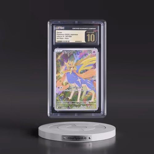 2025 Inferno X - M2 #087/080 Zacian - Art Rare Holo (CGC 10 PRISTINE)