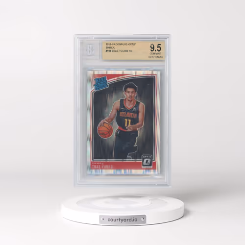 2018 Panini Donruss Optic #198 Trae Young - Shock (BGS 9.5 GEM MINT)