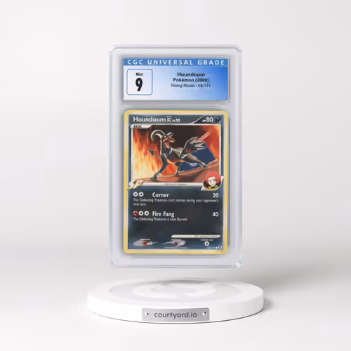 2009 Rising Rivals #65/111 Houndoom 4 (CGC 9 MINT)