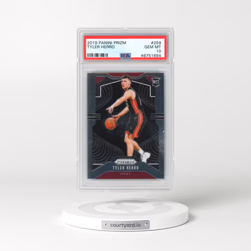 2019 Panini Prizm #259 Tyler Herro (PSA 10 GEM MINT)