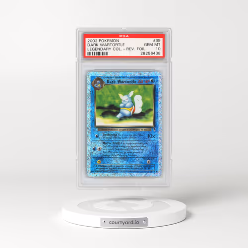 2002 Pokémon Legendary Collection #39 Dark Wartortle - Reverse Foil (PSA 10 GEM MINT)