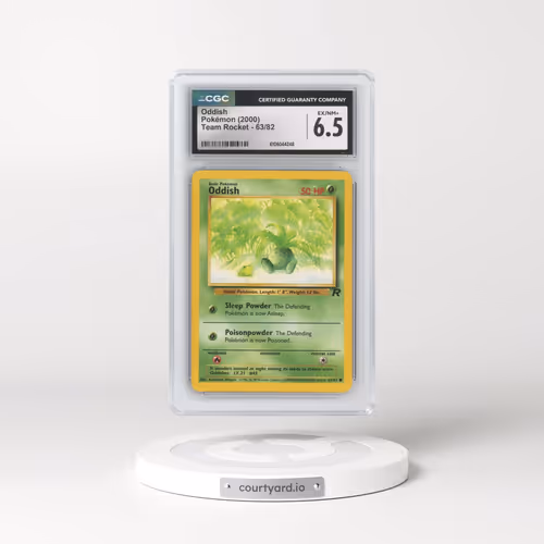 1999 Team Rocket #63/82 Oddish (CGC 6.5 EX-NM+)