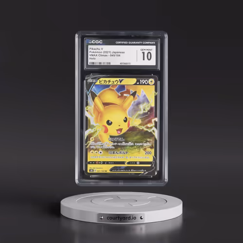 2021 VMAX Climax #045/184 Pikachu V - Holo (CGC 10 GEM MINT)