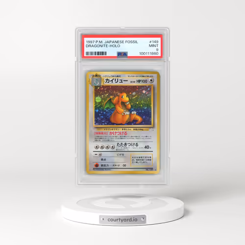 1997 Pokémon Fossil #149 Dragonite - Holo (PSA 9 MINT)