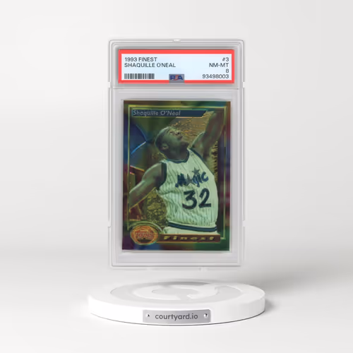 1993 Finest #3 Shaquille O'Neal (PSA 8 NM-MT)