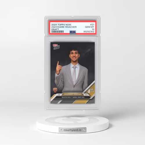 2024 Topps Now Draft #D1 Zaccharie Risacher (PSA 10 GEM MINT)