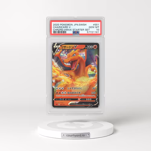 2020 Pokémon Sword & Shield Charizard Vmax Starter Set #001 Charizard V - Holo (PSA 10 GEM MINT)