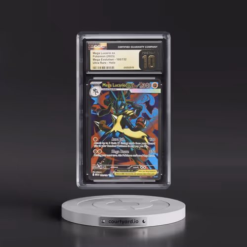 2025 Mega Evolution - MEG EN #160/132 Mega Lucario ex - Ultra Rare Holo (CGC 10 PRISTINE)