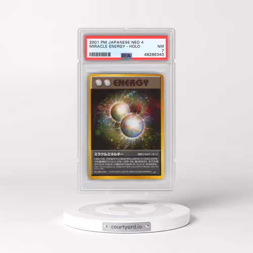 2001 Pokémon Neo 4 Miracle Energy - Holo (PSA 7 NM)