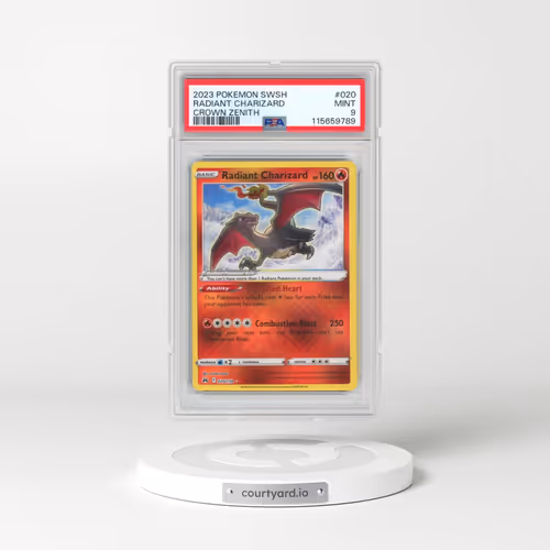 2023 Pokémon Sword and Shield Crown Zenith #020 Radiant Charizard - Holo (PSA 9 MINT)