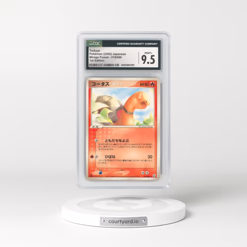 2005 Mirage Forest #019/086 Torkoal - 1st Edition (CGC 9.5 MINT+)