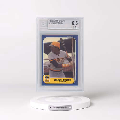1986 Fleer Update #U-14 Barry Bonds (BGS 8.5 NM-MT+)