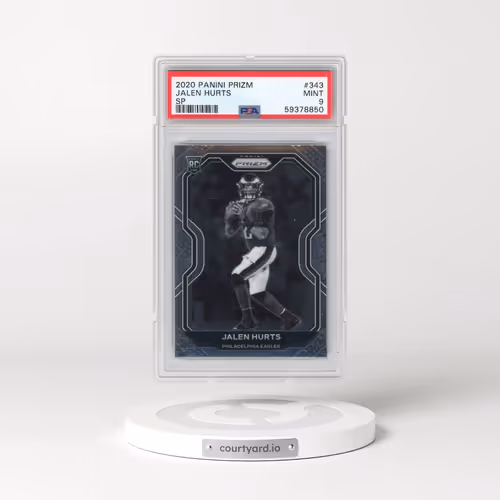 2020 Panini Prizm #343 Jalen Hurts - Variation (PSA 9 MINT)