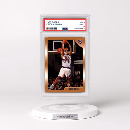 1998 Topps #199 Vince Carter (PSA 9 MINT)