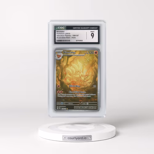 2023 Obsidian Flames - OBF EN #199/197 Ninetales - Illustration Rare Holo (CGC 9 MINT)