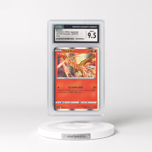 2022 Japanese VSTAR Universe #18 Moltres - Holo (CGC 9.5 MINT+)