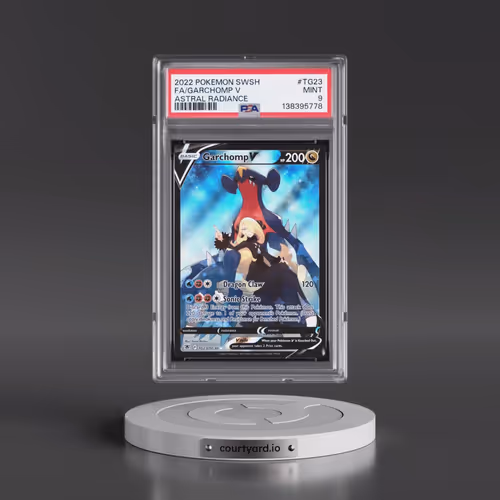 2022 Pokémon Sword & Shield Astral Radiance #TG23 Garchomp V - Holo Full Art (PSA 9 MINT)