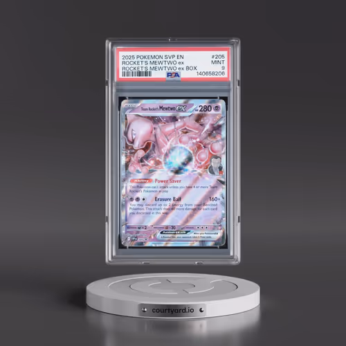 2025 Pokémon Svp EN-SV Black Star Promo #205 Team Rocket's Mewtwo EX - Holo Team Rocket's Mewtwo EX