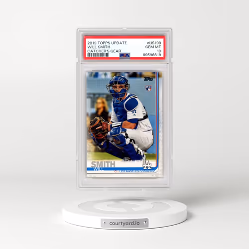 2019 Topps Update #US199 Will Smith - Catcher's Gear (PSA 10 GEM MINT)