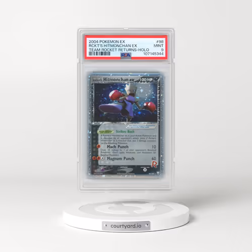2004 Pokémon EX Team Rocket Returns #98 Rocket's Hitmonchan EX - Holo Holo (PSA 9 MINT)