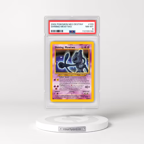 2002 Pokémon Neo Destiny #109 Shining Mewtwo - Holo (PSA 8 NM-MT)