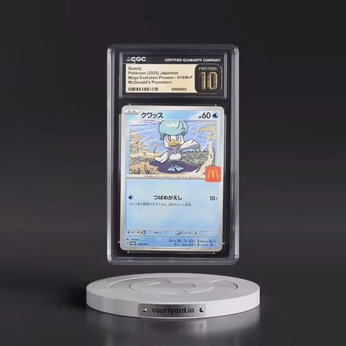 2025 Mega Evolution Promos #019/M-P Quaxly - McDonald's Promotion (CGC 10 PRISTINE)
