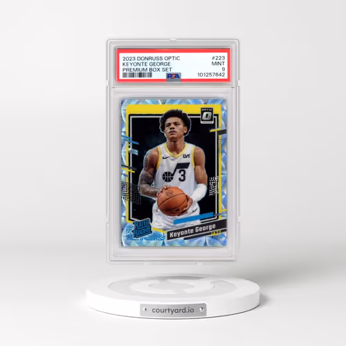 2023 Panini Donruss Optic #223 Keyonte George - Premium Box Set (PSA 9 MINT)