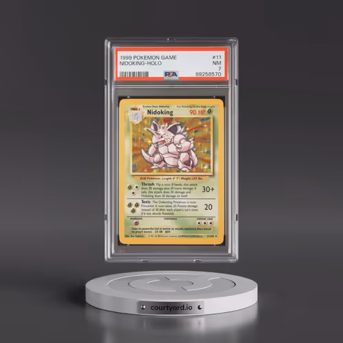 1999 Pokémon Game #11 Nidoking - Holo (PSA 7 NM)