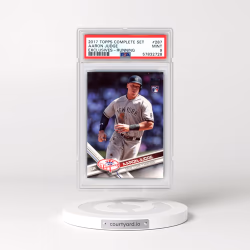 2017 Topps Complete Set Exclusives #287 Aaron Judge - Running (PSA 9 MINT)