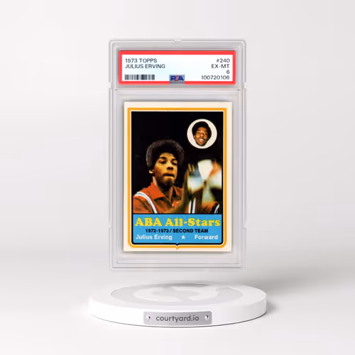 1973 Topps #240 Julius Erving (PSA 6 EX-MT)
