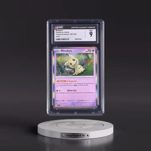 2023 Paldea Evolved - PAL EN #097/193 Mimikyu - Holo (CGC 9 MINT)