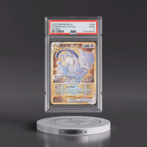 2022 Pokémon Go #086 Mewtwo Vstar - Full Art Secret (PSA 9 MINT)