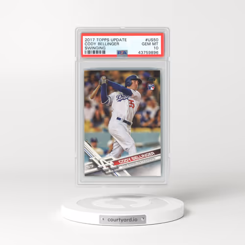 2017 Topps Update #US50 Cody Bellinger - Swinging (PSA 10 GEM MINT)
