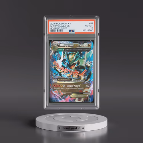 2015 Pokémon XY Roaring Skies #61 M Rayquaza EX - Holo (PSA 8 NM-MT)