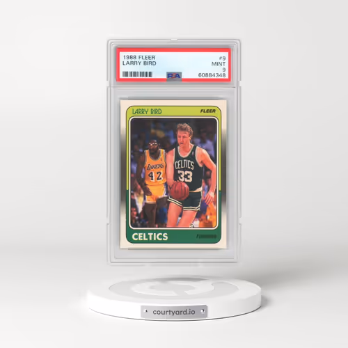1988 Fleer #9 Larry Bird (PSA 9 MINT)