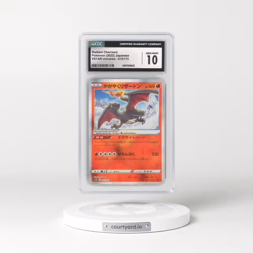 2022 Japanese VSTAR Universe #15 Radiant Charizard - Holo (CGC 10 GEM MINT)