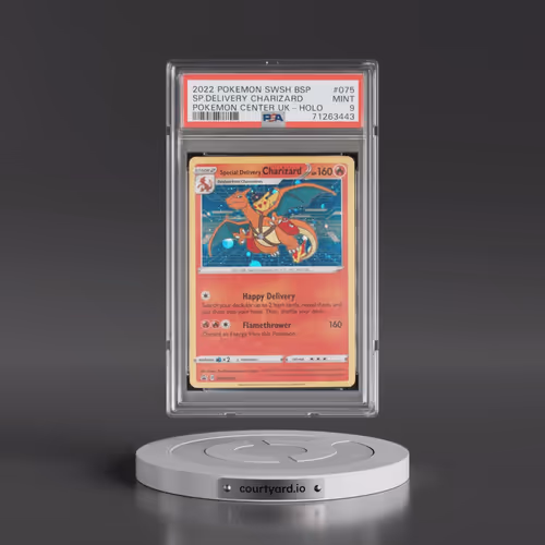 2022 Pokémon Swsh Black Star Promo #075 Special Delivery Charizard - Holo Pokemon Center United King
