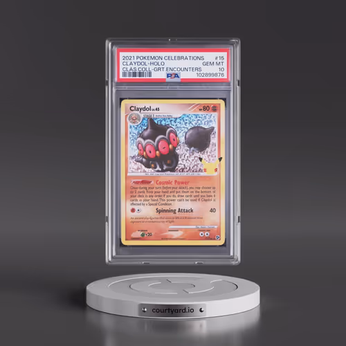 2021 Pokémon Celebrations Classic Collection #15 Claydol - Holo (PSA 10 GEM MINT)