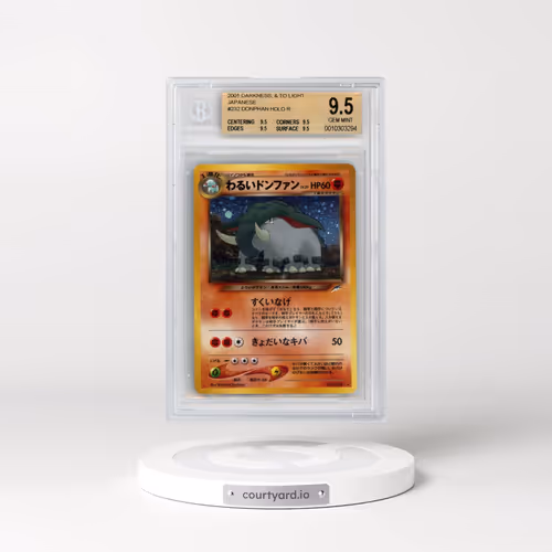 2001 Pokémon Darkness, and to Light #232 Dark Donphan - Holo (BGS 9.5 GEM MINT)