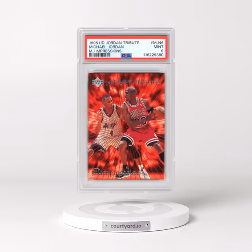 1996 Upper Deck Jordan Tribute #MJ46 Michael Jordan - MJ Impressions (PSA 9 MINT)