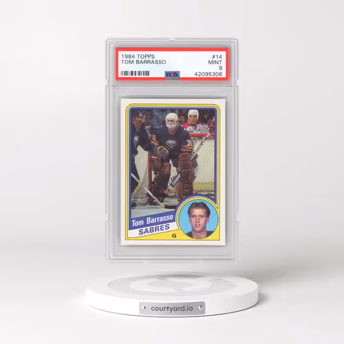 1984 Topps #14 Tom Barrasso (PSA 9 MINT)