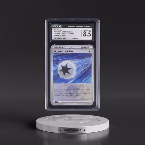 2024 High Class Pack: Terastal Fest ex - sv8a #185/187 Jet Energy - Poké Ball Holo (CGC 8.5 NM-MT+)